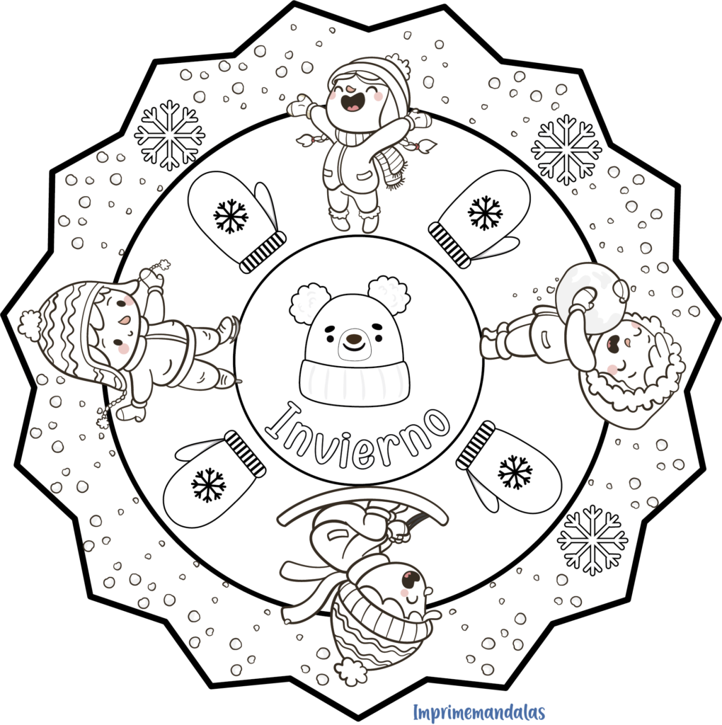 mandala para niños Pdf