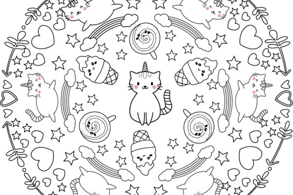 mandala unicornio pdf